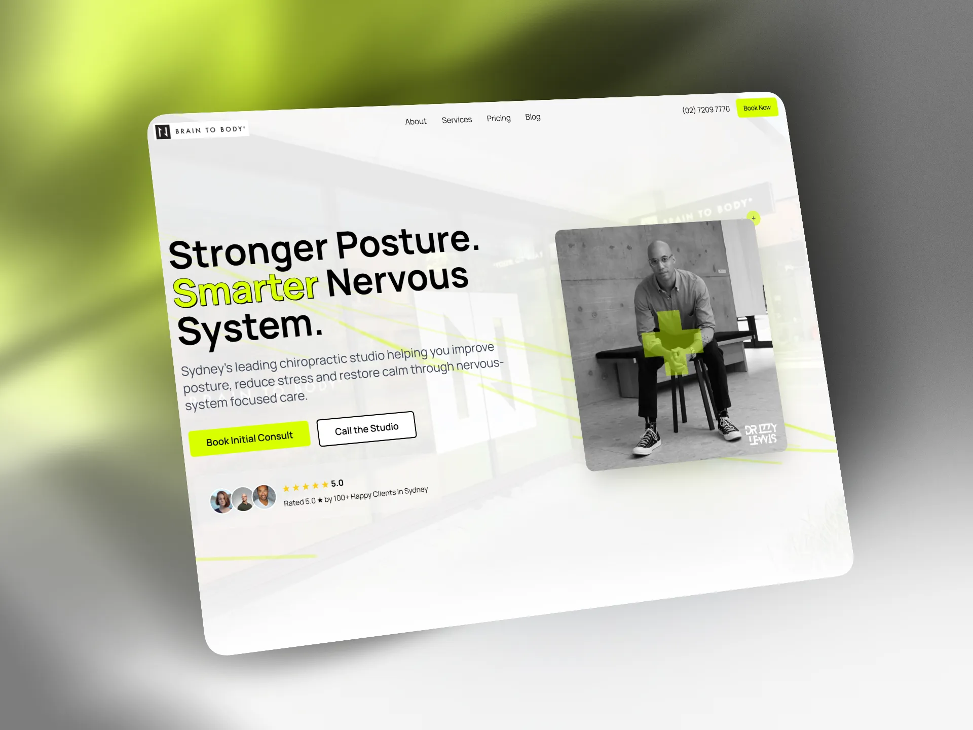 Brain to Body Chiropractic website design demo – Viveonix